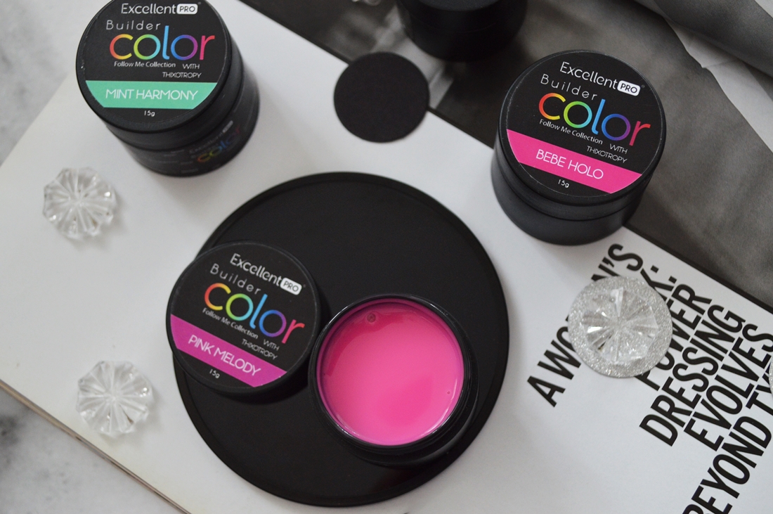 Builder Color Excellent Pro żel do przedłużania paznokci